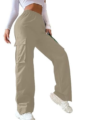Women Cargo Jeans | Women's High-Waisted Jeans | Women Cargo Jeans | Cargo Jeans with 2 Pockets – Comfortable Straight Fit for Women - Image 5