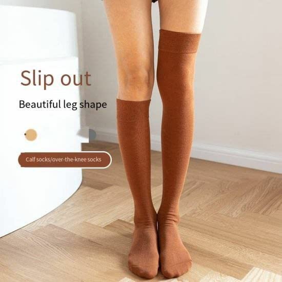 AVNISH Wool Warm Thigh High Socks | Knitted Thick Thermal Woolen Socks for Women Winter Wear Knee Length | Knee High Leg Warmers Long Socks Boot Cuffs Knee Cap | Stocking Girls - Image 3