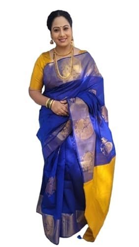 REELIV Luxurious Chiffon Silk Saree Breathable, Smooth Fabric with Modern & Traditional Embroidery Touch - Image 2