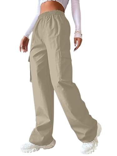 Women Cargo Jeans | Women's High-Waisted Jeans | Women Cargo Jeans | Cargo Jeans with 2 Pockets – Comfortable Straight Fit for Women