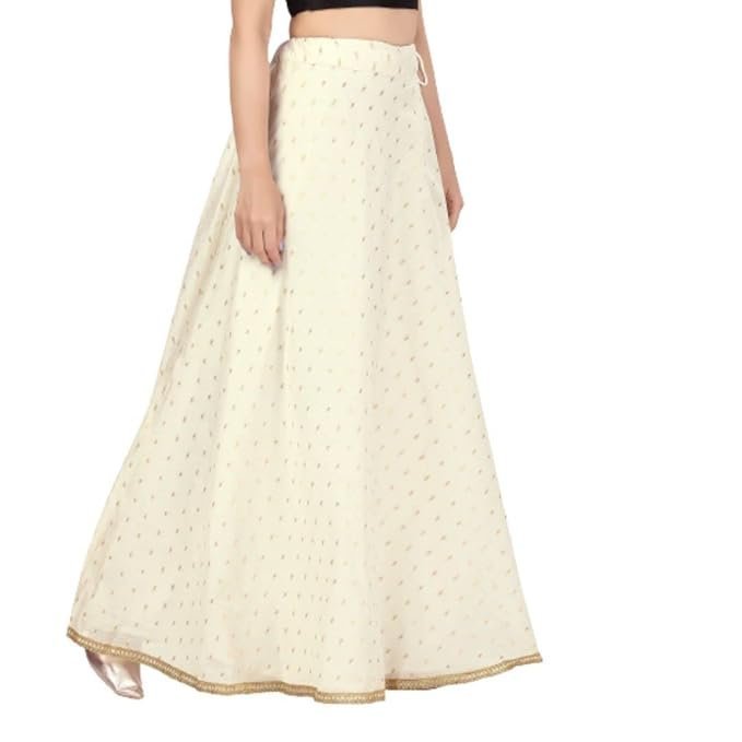 Studio Shringaar Women's Polyester Maxi Skirt - Image 3