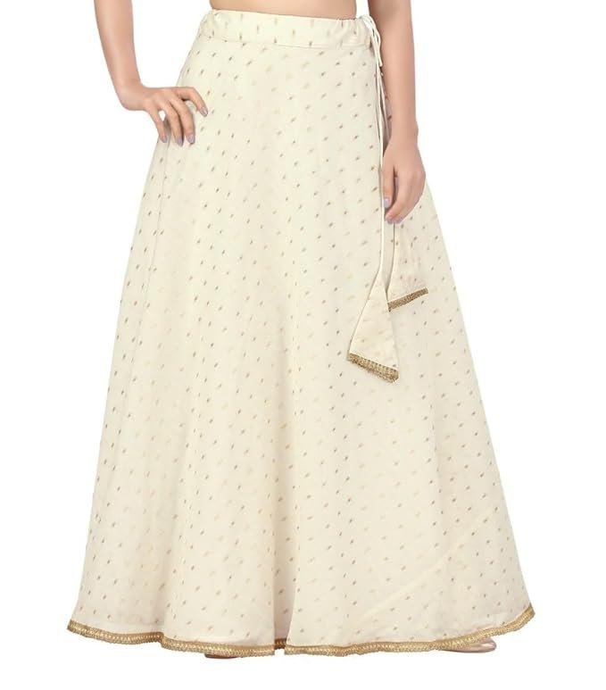 Studio Shringaar Women's Polyester Maxi Skirt
