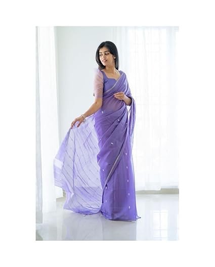 SGF11- Women's Kanjivaram Woven Soft Silk Saree With Blouse Piece - Image 4