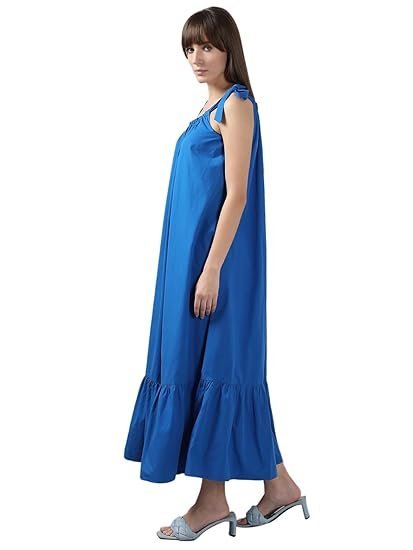 VERO MODA Women's Cotton A-Line Maxi - Image 4