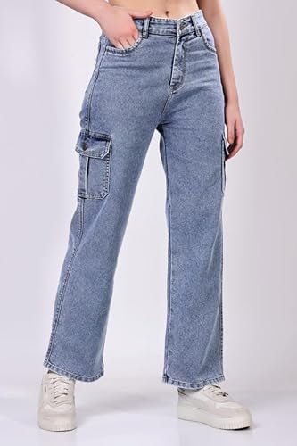 London Hills Women's Relaxed Fit Mid Rise Jeans || Jeans || Baggy Jeans || Baggy Jeans || Loose Jeans || Oversized Jeans Baggy - Image 3