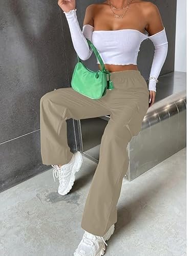 Women Cargo Jeans | Women's High-Waisted Jeans | Women Cargo Jeans | Cargo Jeans with 2 Pockets – Comfortable Straight Fit for Women - Image 3