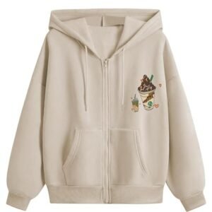 Tagas Women's Solid Zipper Hooded Sweatshirt|Zip Up (Hoodie) for Womens|