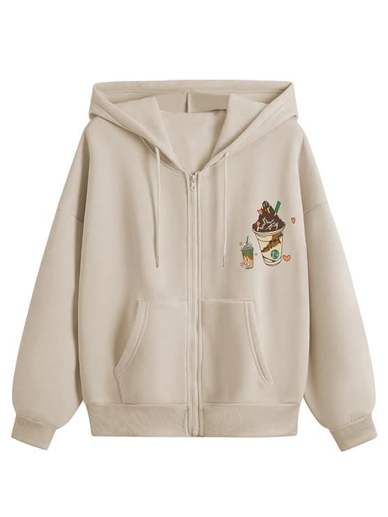 Tagas Women's Solid Zipper Hooded Sweatshirt|Zip Up (Hoodie) for Womens|