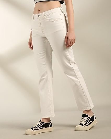 ADBUCKS Women's Wide Leg Fit Mid Rise Bootcut Jeans Bell Bottom Jeans II Wide Leg - Image 3