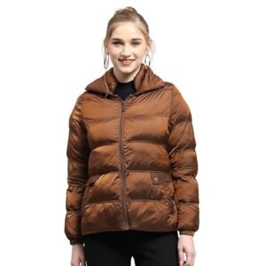 Monte Carlo Womens Solid High Neck Full Sleeve Jacket (224067448)