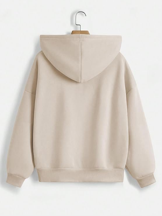 Tagas Women's Solid Zipper Hooded Sweatshirt|Zip Up (Hoodie) for Womens| - Image 4