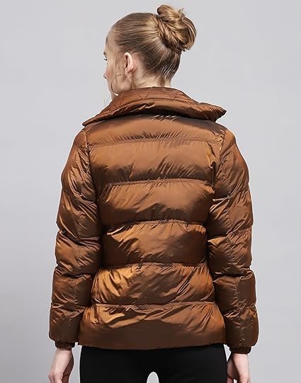 Monte Carlo Womens Solid High Neck Full Sleeve Jacket (224067448) - Image 4