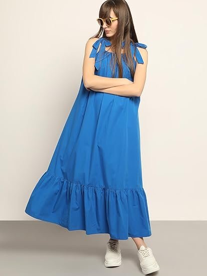VERO MODA Women's Cotton A-Line Maxi - Image 3