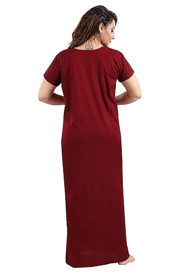 TRUNDZ Printed Pure Cotton Nighty(10706) - Image 6