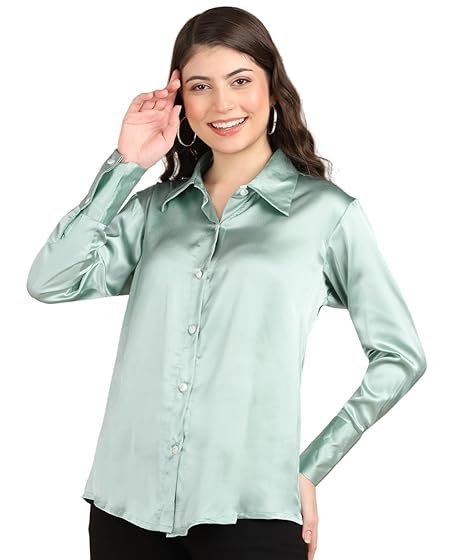 POPWINGS Women's Solid Regular Fit T-Shirt - Image 6