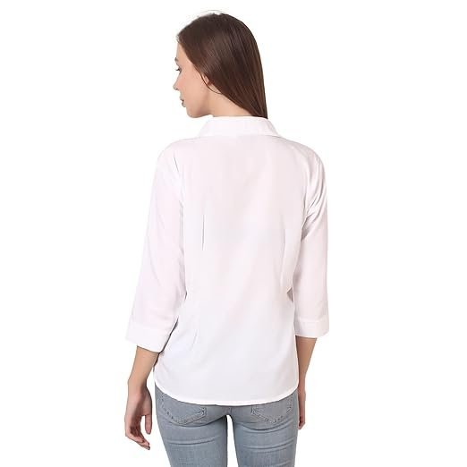 Trendy Formal Women and Girls Shirt S Size Pack of 2 - Image 3