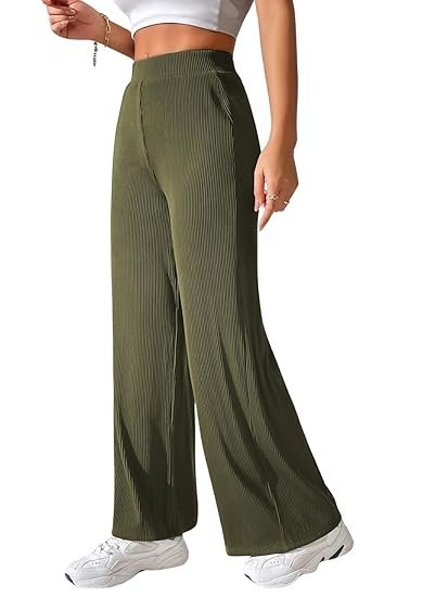 GRECIILOOKS Tailored Trousers for Women | Women Trousers | Women's High-Waisted Pant | Women Trousers Pants | Korean Trousers for Women - Image 2