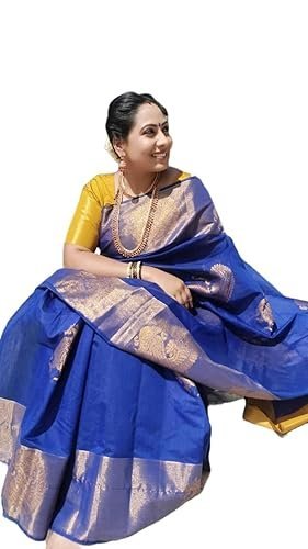 REELIV Luxurious Chiffon Silk Saree Breathable, Smooth Fabric with Modern & Traditional Embroidery Touch