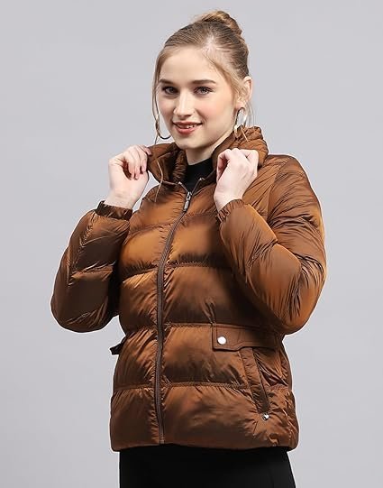 Monte Carlo Womens Solid High Neck Full Sleeve Jacket (224067448) - Image 6
