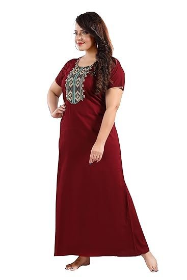 TRUNDZ Printed Pure Cotton Nighty(10706) - Image 5
