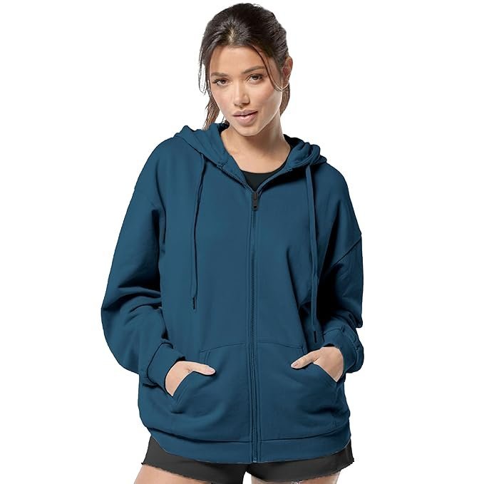 FUNKY MONKEY - Women's Cute Hoodies Teen Girl Winter Jacket Sweatshirts Casual Drawstring Clothes Zip Up Hoodie with Pocket - Image 5