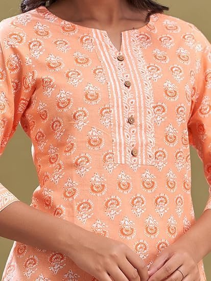 Women Cotton Printed Short Kurti | Short Kurti for Women | Printed Cotton Kurti - Image 4
