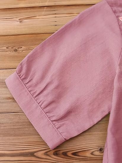 LITZO Shirts for Women – Korean Style Long Sleeve Oversized Button Down | Plus Size Workwear Top for Office & Casual Wear (L-98-101) - Image 2