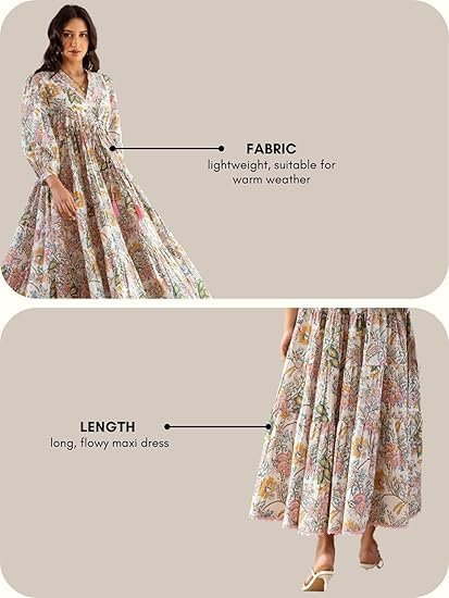 GRECIILOOKS Dress for Women Stylish | One Piece Dress for Women Long | Women Dress | Long Dress for Women | Maxi Dress for Women - Image 5
