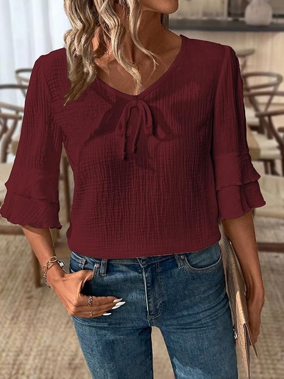 TOPLOT Fashion Women Tops || Shirt for Woman || Trendy Top for Women || Western Tops for Woman Stylish || Single (5231) - Image 3