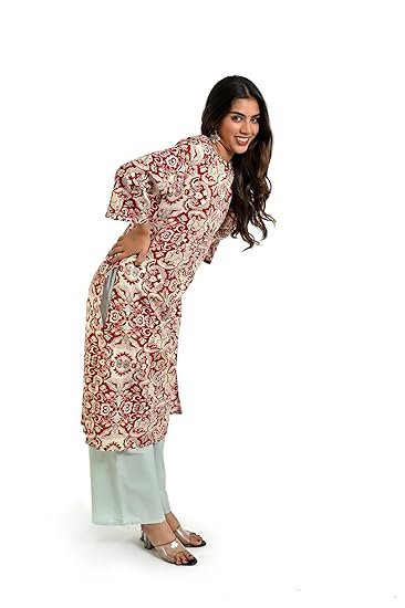 Red Viscose Women’s Kurti – Stylish and Comfortable - Image 5