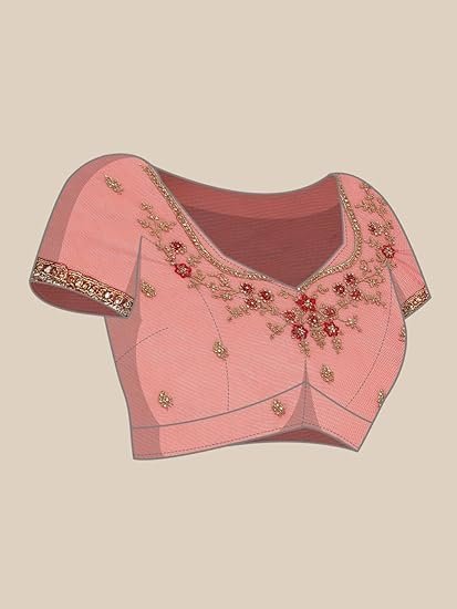 MOHEY Women's Net Embroidered|Stone Work| - Image 3
