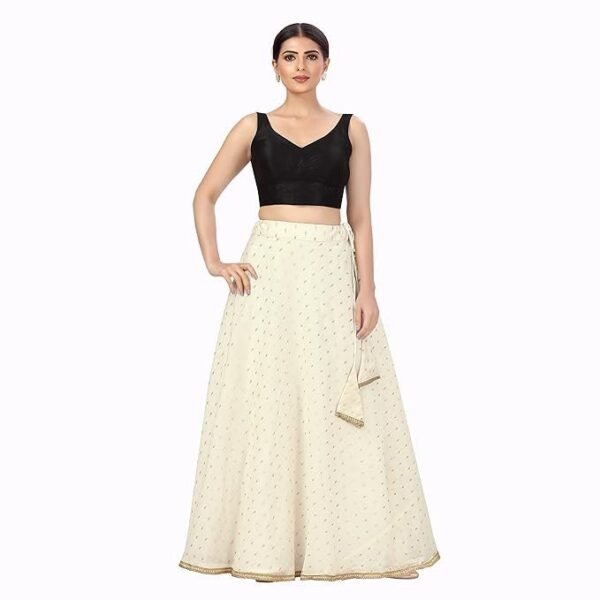 Studio Shringaar Women's Polyester Maxi Skirt - Image 4