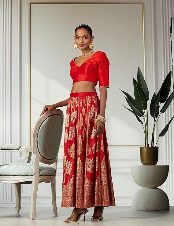 BIBA Women Polyester Long Skirt - Image 6