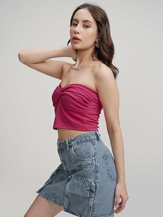 Tokyo Talkies Bandeau Top - Image 2
