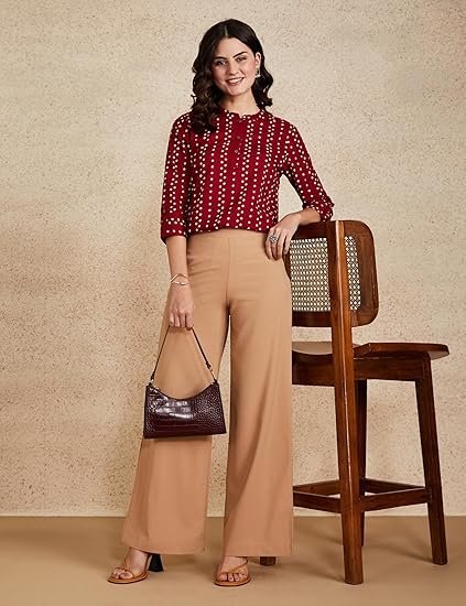 Myx Women's Cotton Regular Fit Casual Kurti - Image 3
