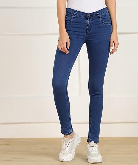 Nifty Women's Cotton Blend Stretchable Mid Rise Jeans - Image 3