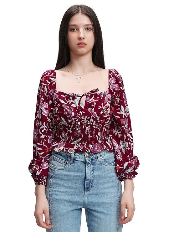 Tokyo Talkies Women's Floral Regular Fit Shirt
