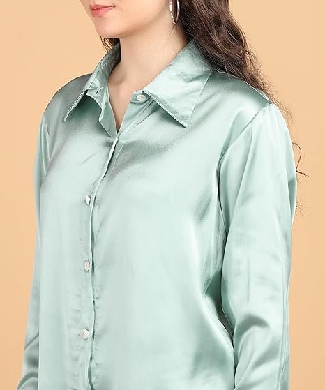 POPWINGS Women's Solid Regular Fit T-Shirt - Image 3