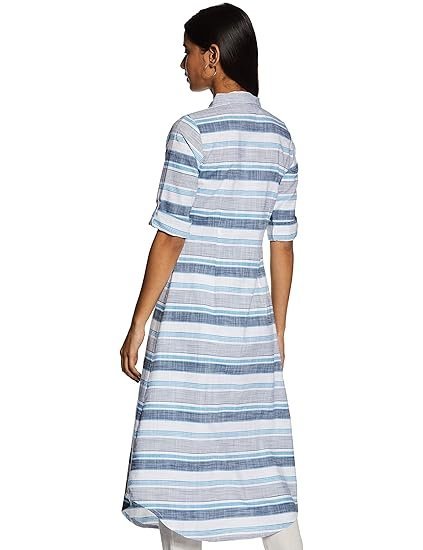 Aurelia Women's Cotton Regular Kurta - Image 7