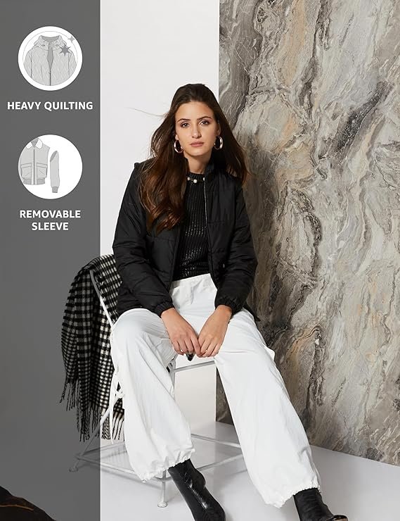 Symbol Women's 100% Polyester Regular Jacket - Image 5
