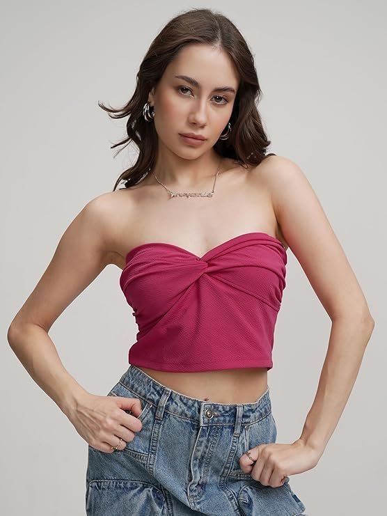 Tokyo Talkies Bandeau Top - Image 3