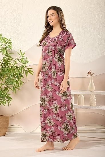 Soulemo Women's Printed Alpine Nighty 1676 - Image 3