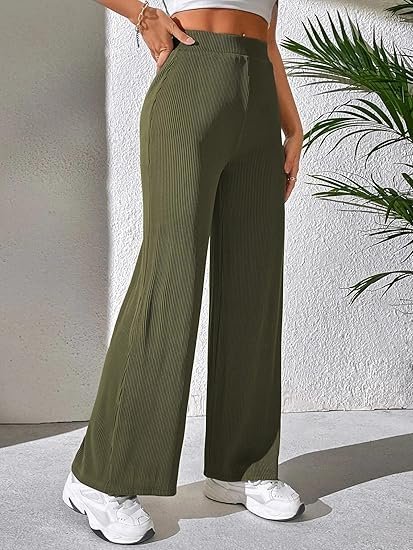 GRECIILOOKS Tailored Trousers for Women | Women Trousers | Women's High-Waisted Pant | Women Trousers Pants | Korean Trousers for Women - Image 4