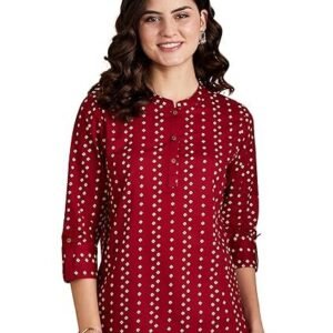 Myx Women's Cotton Regular Fit Casual Kurti