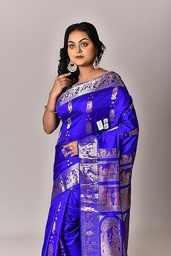 Katan Baluchuri Silk Saree - Image 3