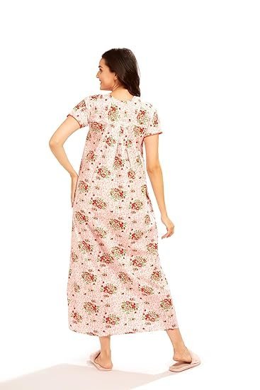 AV2 Women's Cotton Printed Maxi Nighty - Image 3