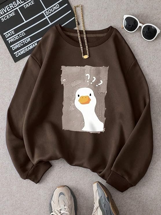 TAGAS Women's Sweatshirt| Jumper Women Winter Wear| Animal Print (Sweatshirt) for Women | - Image 5