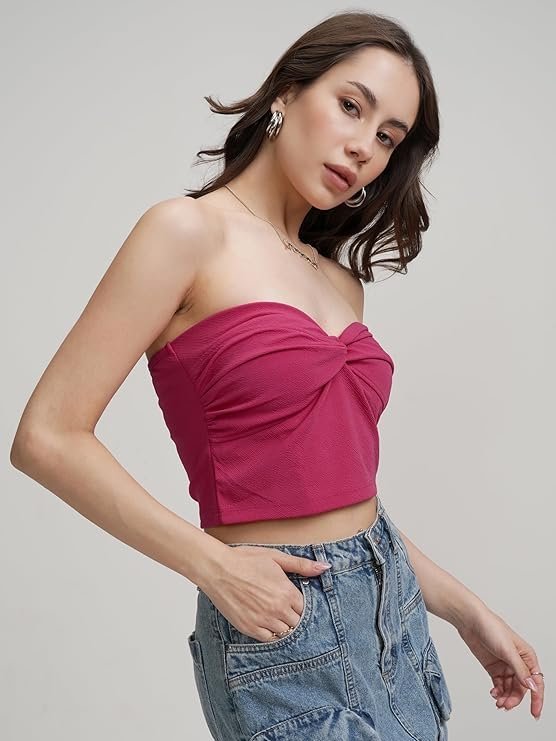 Tokyo Talkies Bandeau Top - Image 4