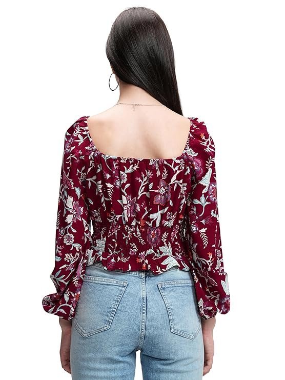 Tokyo Talkies Women's Floral Regular Fit Shirt - Image 5
