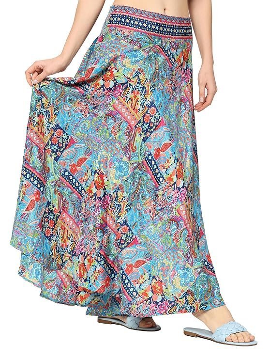 KE Kanha Exports Skirt for Woman | Women Skirts Skirt Perfect for Beach | Summer top | Boho | Short & Long Skirt | Stylish Lehenga Type